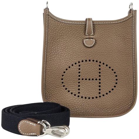 hermes bag shoulder strap|Hermes evelyne bag strap.